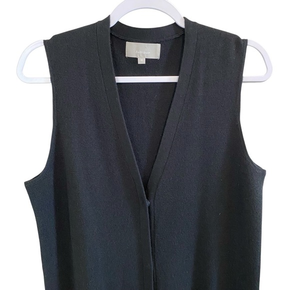 InWear - Black Wool Blend Sleeveless Noah Cardigan - M - Picture 4 of 11